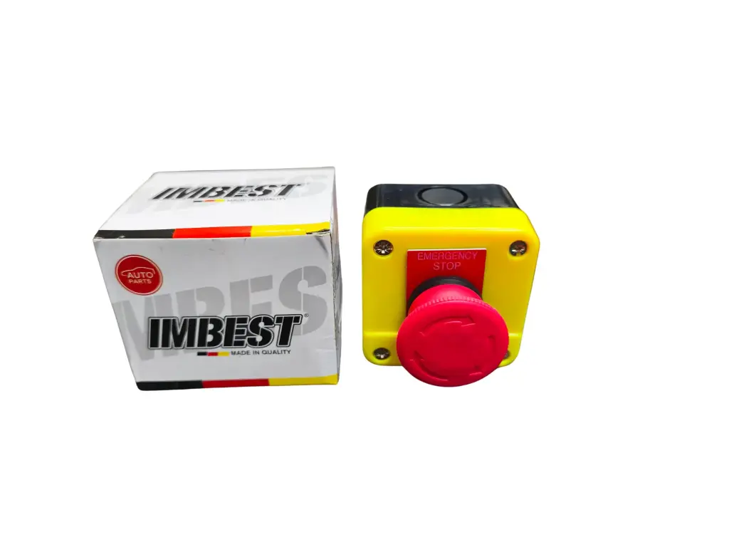Botón de Paro de Emergencia IMBEST – Alta Seguridad y Control Rápido para Entornos Industriales y Comerciales en Chile