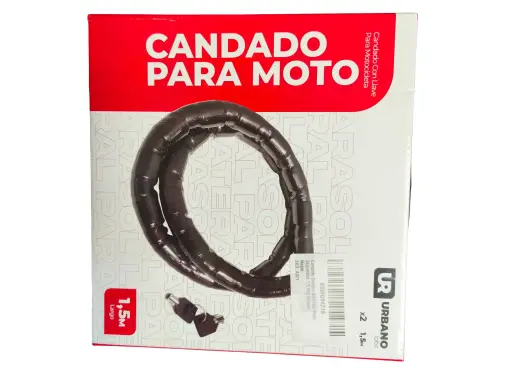 Candado para Moto 1.5m - Alta seguridad para tu motocicleta