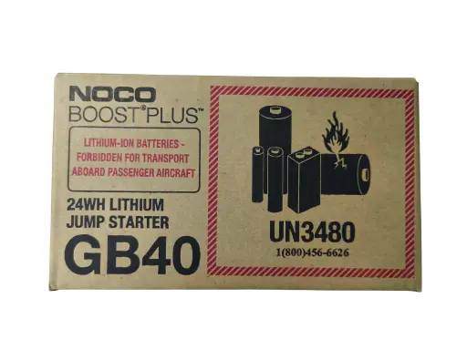Noco Boost Plus GB40 - Arrancador portátil de batería de litio de 24Wh